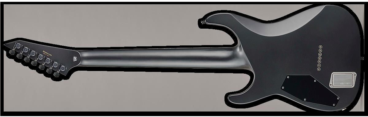 ESP E-II Horizon NT 7-String Baritone Hipshot Electric Guitar in Black Sati