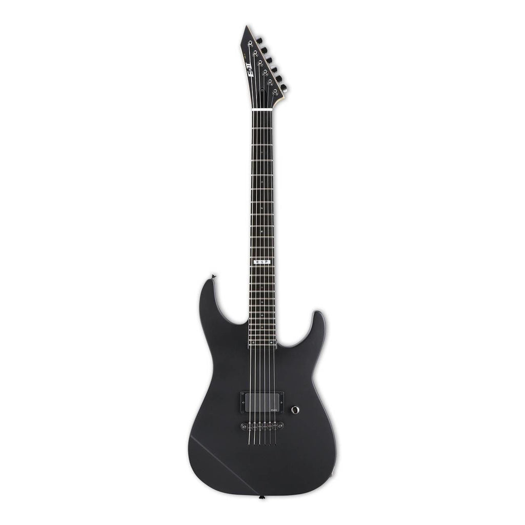 ESP E-II M-I Neck Thru Electric Guitar in Black Satin