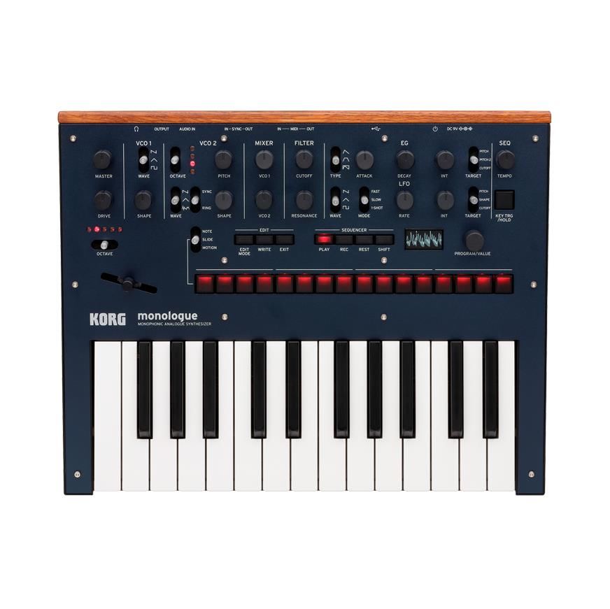 Korg monologue Monophonic Analogue Synthesizer Blue