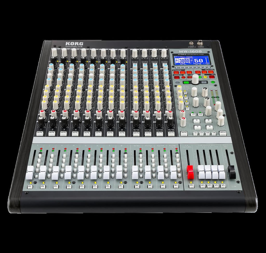 Korg MW-1608 Hybrid Analog 16-Channel Digital Mixing Console (MW1608)