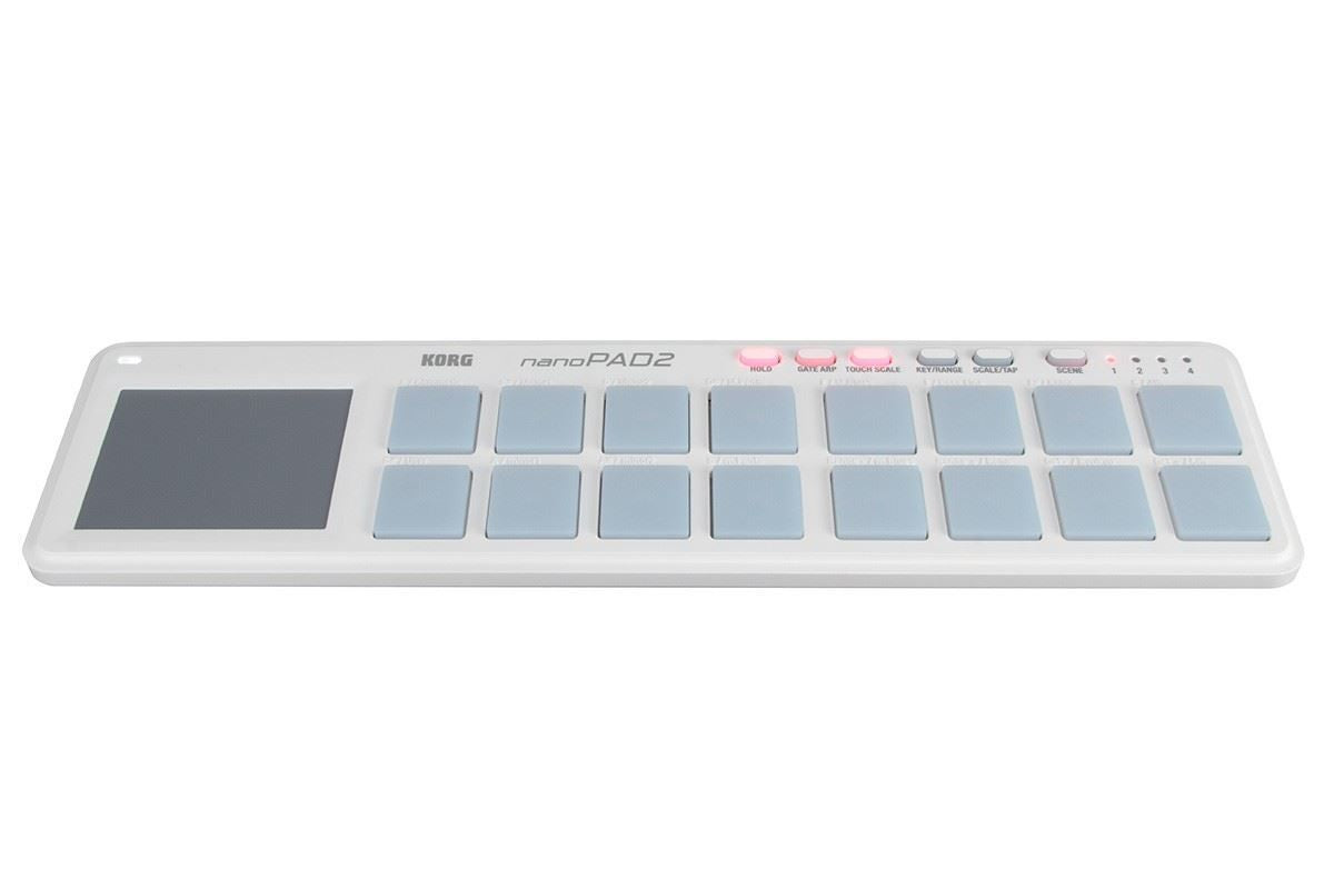 Korg nanoPAD2 Slim-line USB Controller (White)
