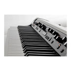 Korg SV-2 88-key stage vintage piano keyboard in black, designed for performances and live music sessions.
