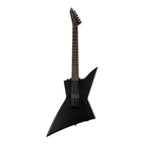 LTD EX Black Metal Electric Guitar in Black Satin