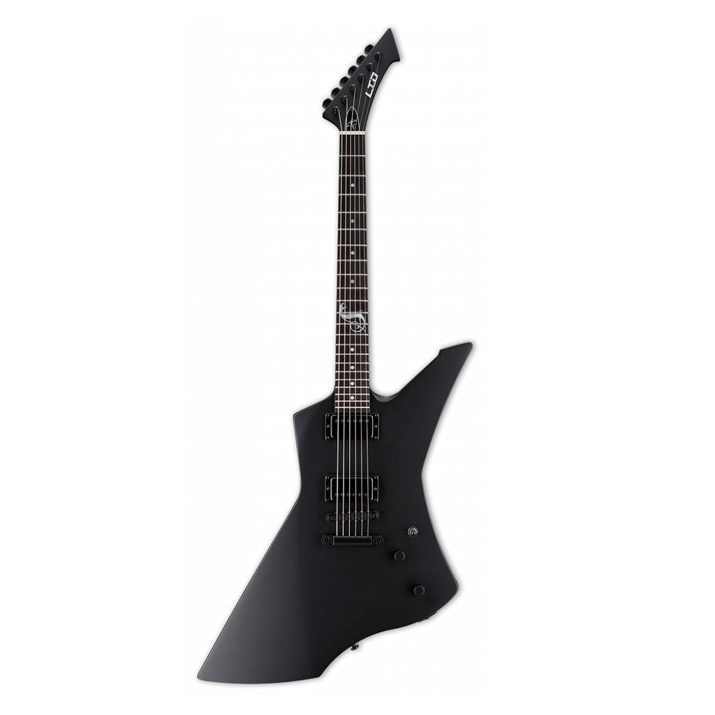 LTD James Hetfield Snakebyte Electric Guitar in Black Satin