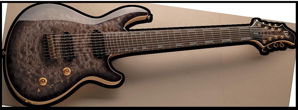 LTD JR-608 Javier Reyes Signature 8-String Electric Guitar in Quilted Maple