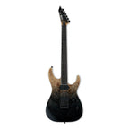 LTD M-1000HT Burled Poplar Top Electric Guitar in Black Fade