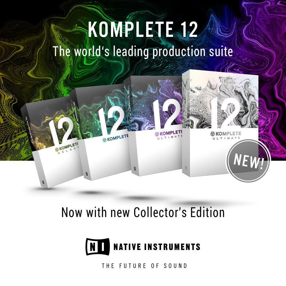 Native Instruments KOMPLETE 12 STANDARD - COLLECTORS EDITION UPGRADE Music Production Suite