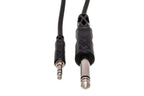Hosa CMP-103 Cable 3.5mm TRS - 1/ 4 TS Mono Interconnect Cable - 3ft