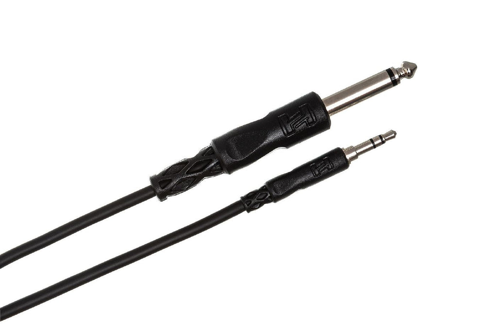 Hosa CMP-103 Cable 3.5mm TRS - 1/ 4 TS Mono Interconnect Cable - 3ft