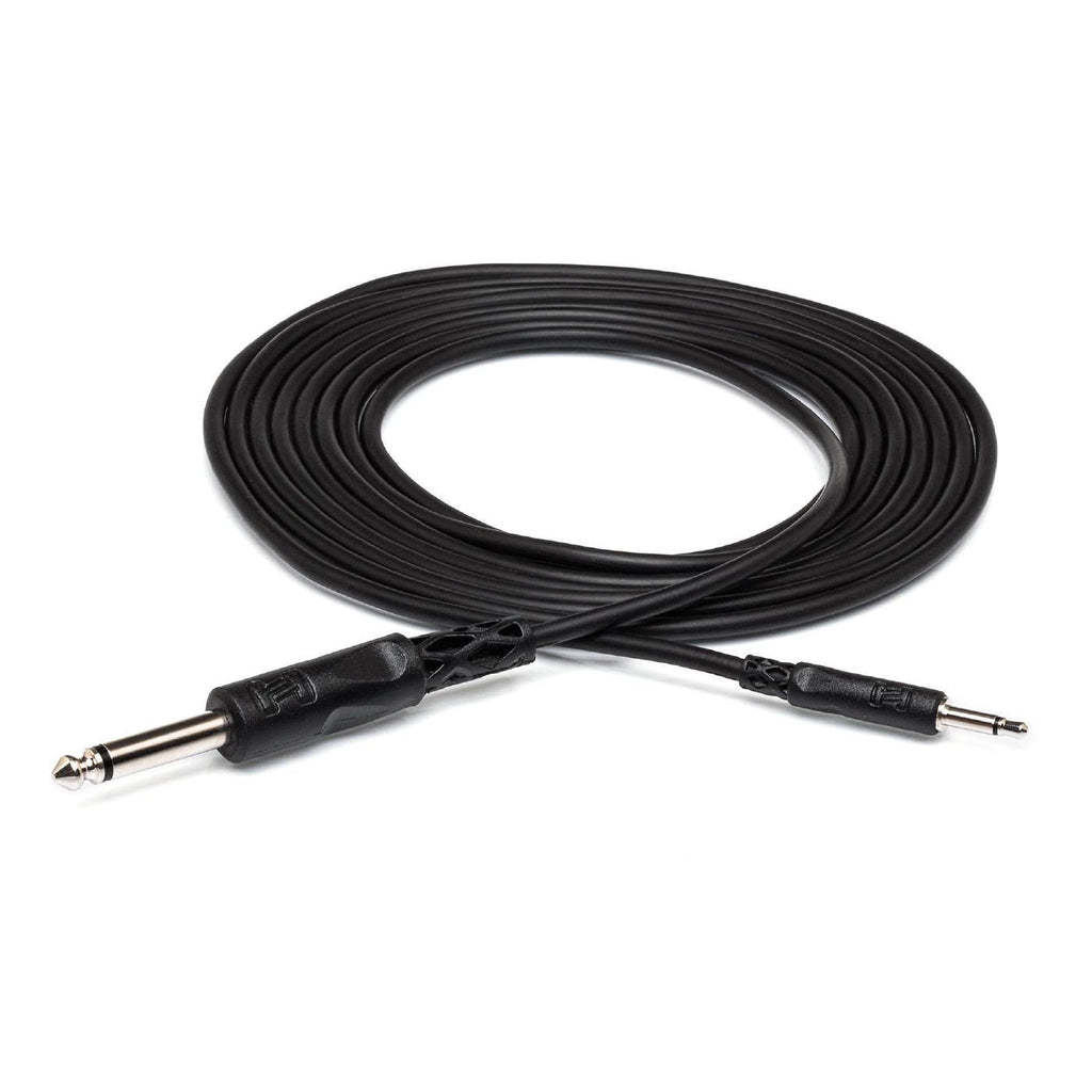 Hosa CMP303 3.5 mm TS to 1/4 in TS Mono Interconnect Cable - 3 ft