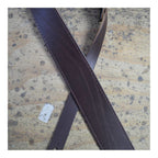 Colonial Leather 2.5 inch Sueded Solid Hide Guitar Strap - Brown