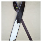 Colonial Leather 2.5 inch Cowskin Upholstered and Padded Guitar Strap - Brown