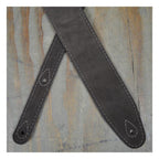 Colonial Leather 2.5 inch Double Suede Guitar Strap - Brown
