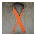 Colonial Leather Double Suede Guitar Strap - Orange