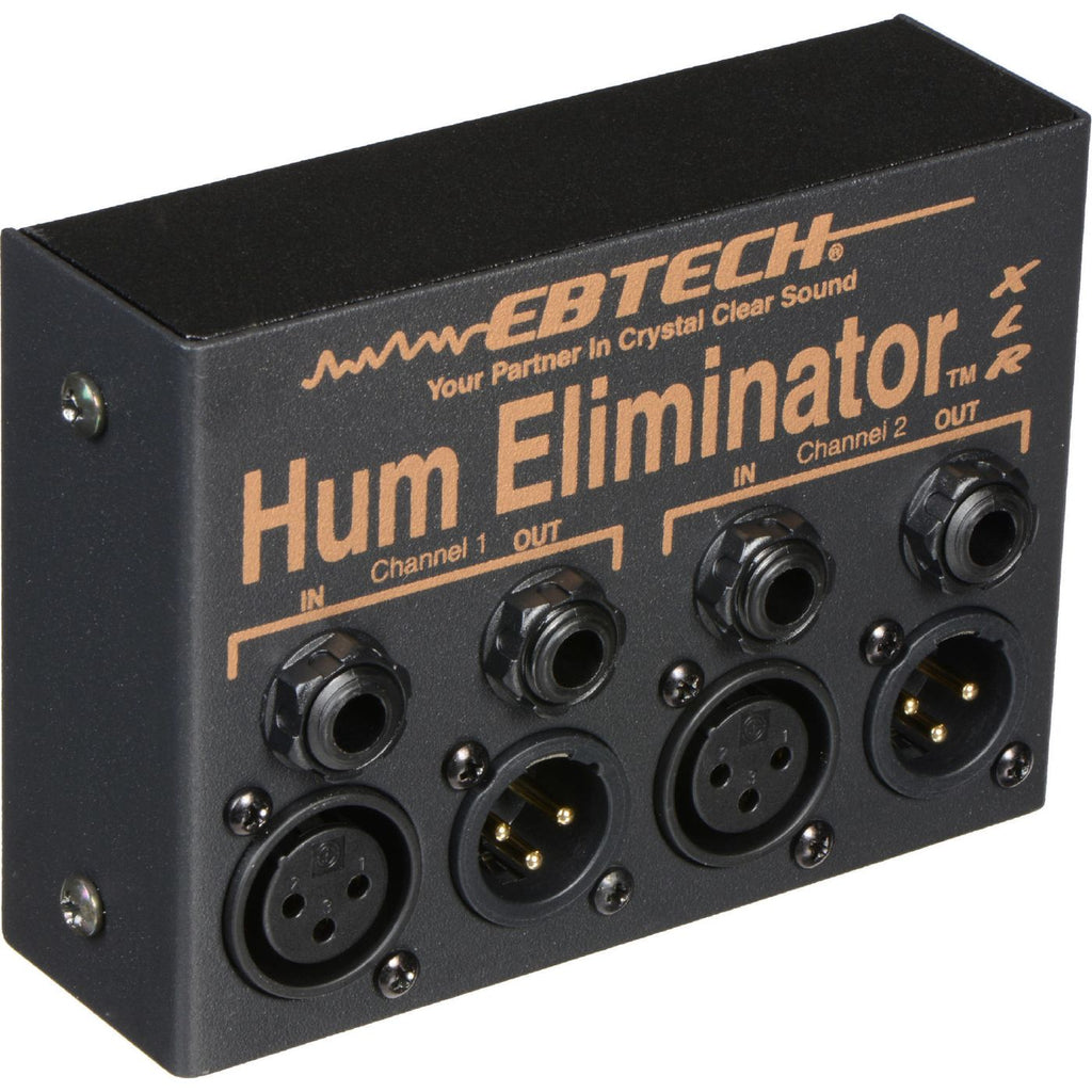 Ebtech HE-2-XLR Hum Eliminator (2 Channel Box with XLR)
