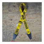 Colonial Leather High Voltage Printed Webbing Guitar Strap