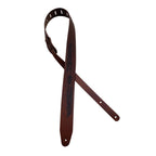 Colonial Leather Aztec Phoenix Laser Etched Leather Guitar Strap