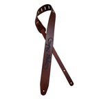 Colonial Leather 2.5 Gecko Laser Etched Leather Guitar Strap
