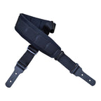 Colonial Leather Neoprene Padded Black Guitar Strap - Long