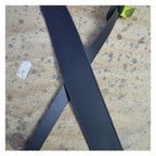 Colonial Leather 2.5 inch Sueded Soft Leather Guitar Strap - Black