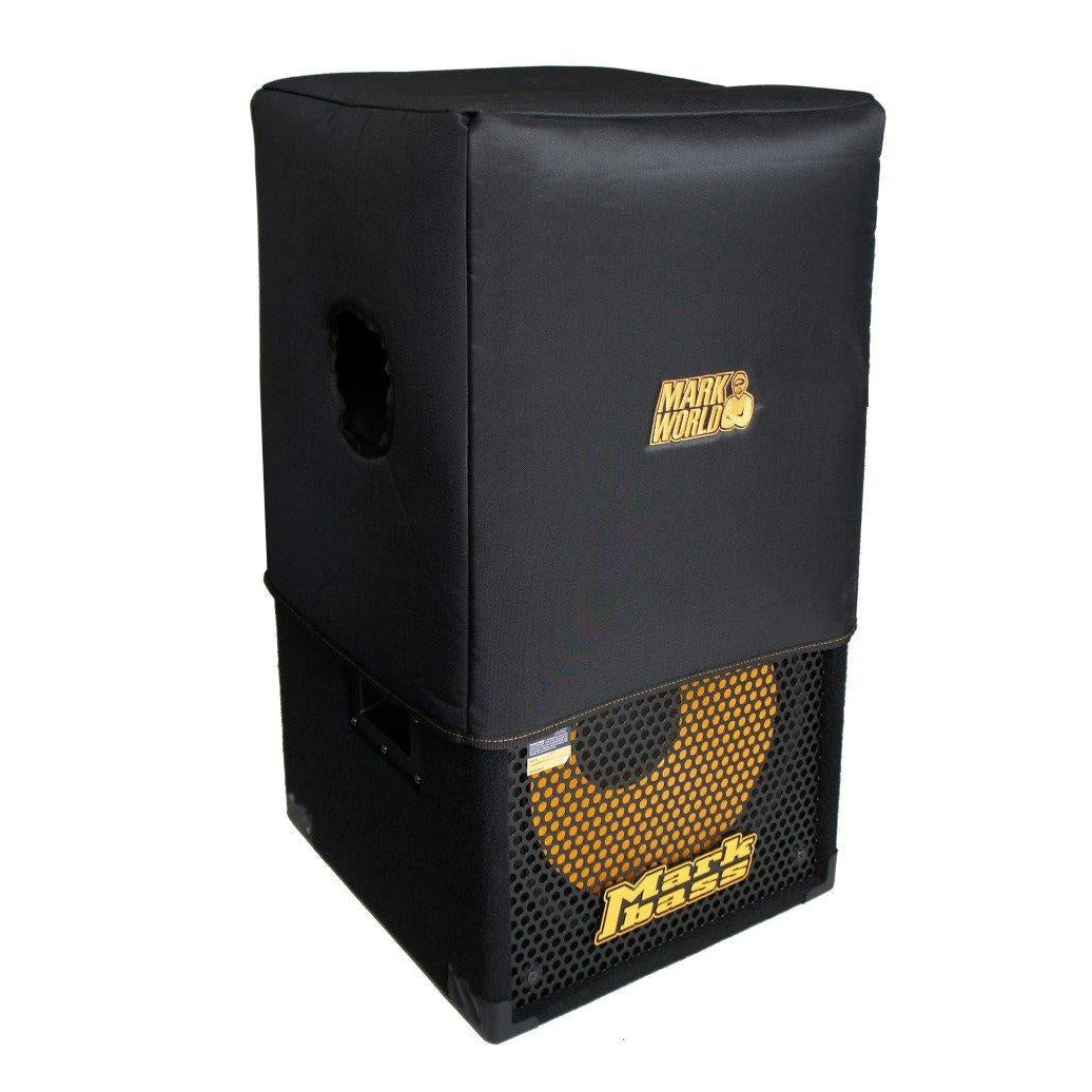 Markbass cover for Jeff Berlin bass amp combo, protective guitar bag with padded exterior and branding details.