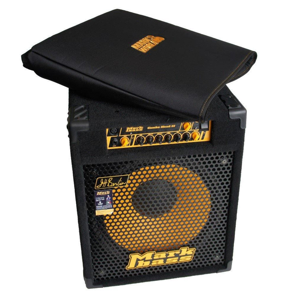Markbass cover for Jeff Berlin bass amp combo, durable guitar bag with protective padding for easy transport and storage.