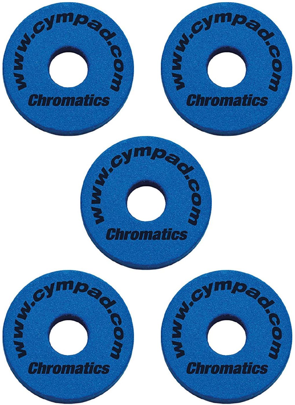 Cympad Chromatics Set  √ò 40-15mm Cymbal Pad Blue (5 Pieces)