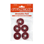 Cympad Chromatics Set  √ò 40-15mm Cymbal Pad Crimson (5 Pieces)