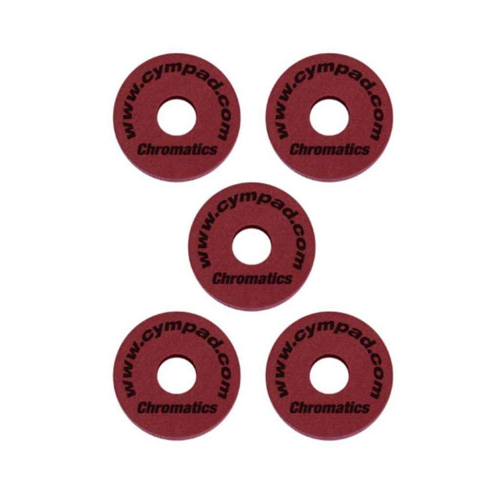 Cympad Chromatics Set  √ò 40-15mm Cymbal Pad Crimson (5 Pieces)
