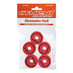 Cympad Chromatics Set  √ò 40-15mm Cymbal Pad Red (5 Pieces)