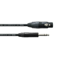 Cordial Select NEUTRIK XLR female to 6.3mm Stereo Black (5m)