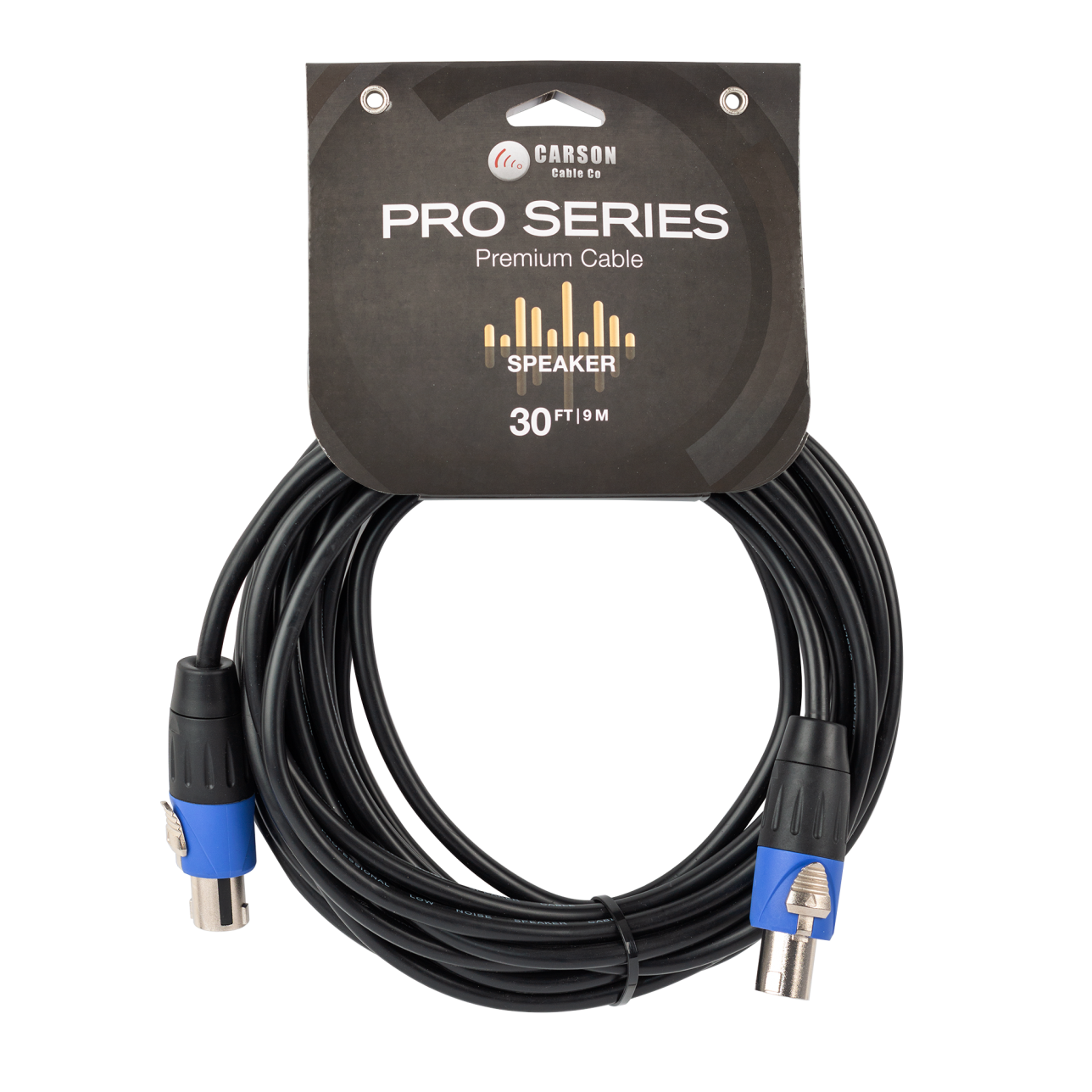 Carson Pro Heavy Duty Speakon Cable - 30ft