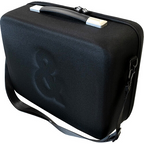 Allen & Heath CQ18T soft case for audio equipment, featuring padded fabric with handles and zipper closure.