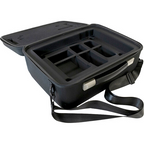 Allen & Heath CQ18T soft case designed for audio equipment storage, featuring padded fabric exterior and secure zipper closures.