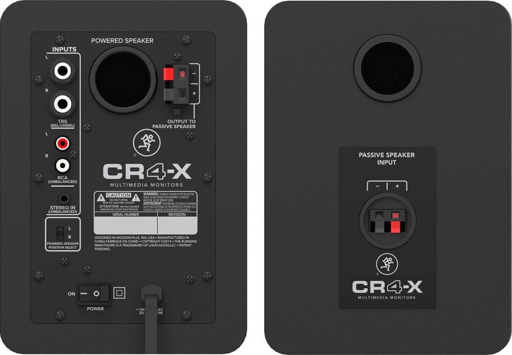 Mackie CR4-X 4 Powered Multimedia Monitor Speakers - Pair