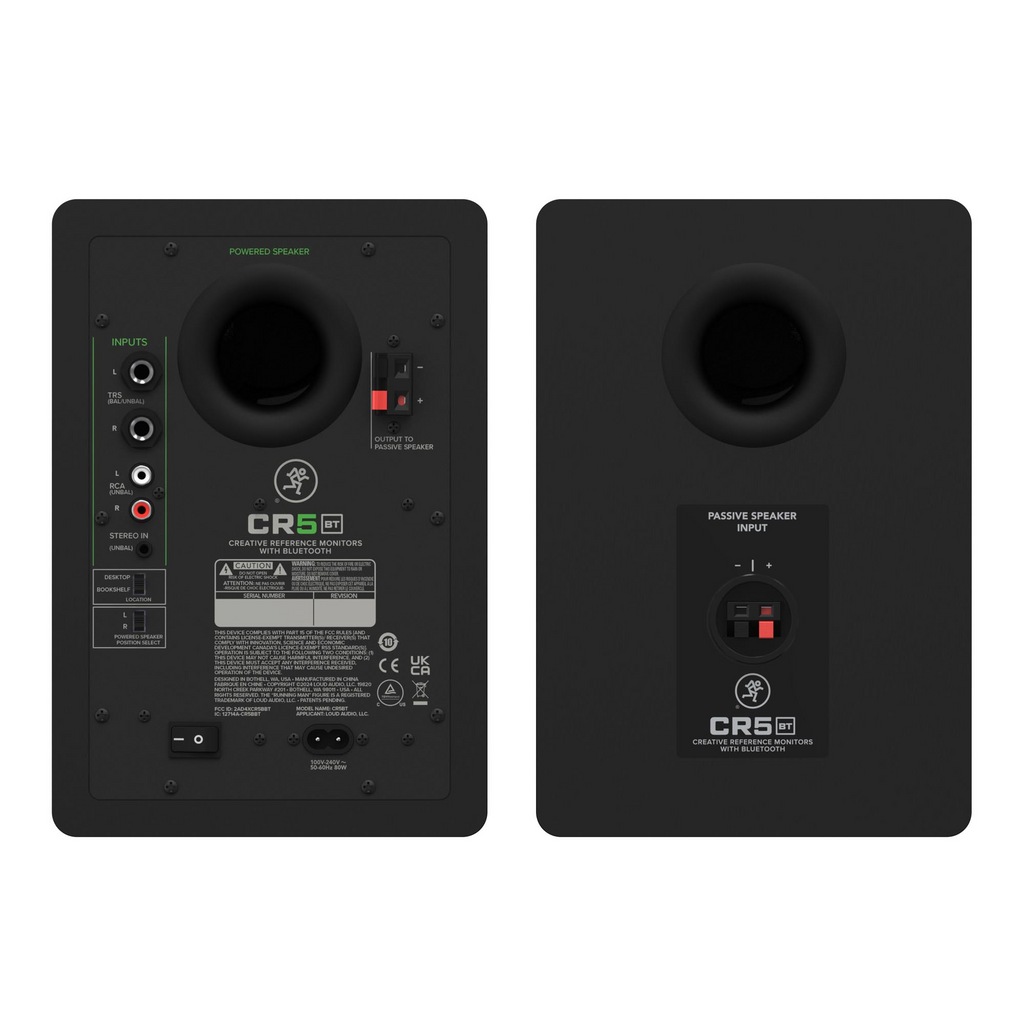 Mackie 5.25 Powered Studio Monitors w/Tone Control & Bluetooth