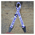 Colonial Leather Crime Scene Printed Webbing Guitar Strap