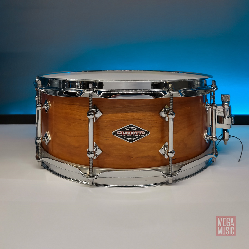 Craviotto Custom Shop Snare Drum 14 x 5.5 inch Cherry with 45¬∞ Edges