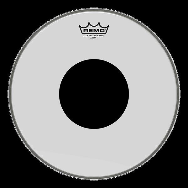 Remo Controlled Sound Clear Black Dot 22 Inch Bass Drumhead