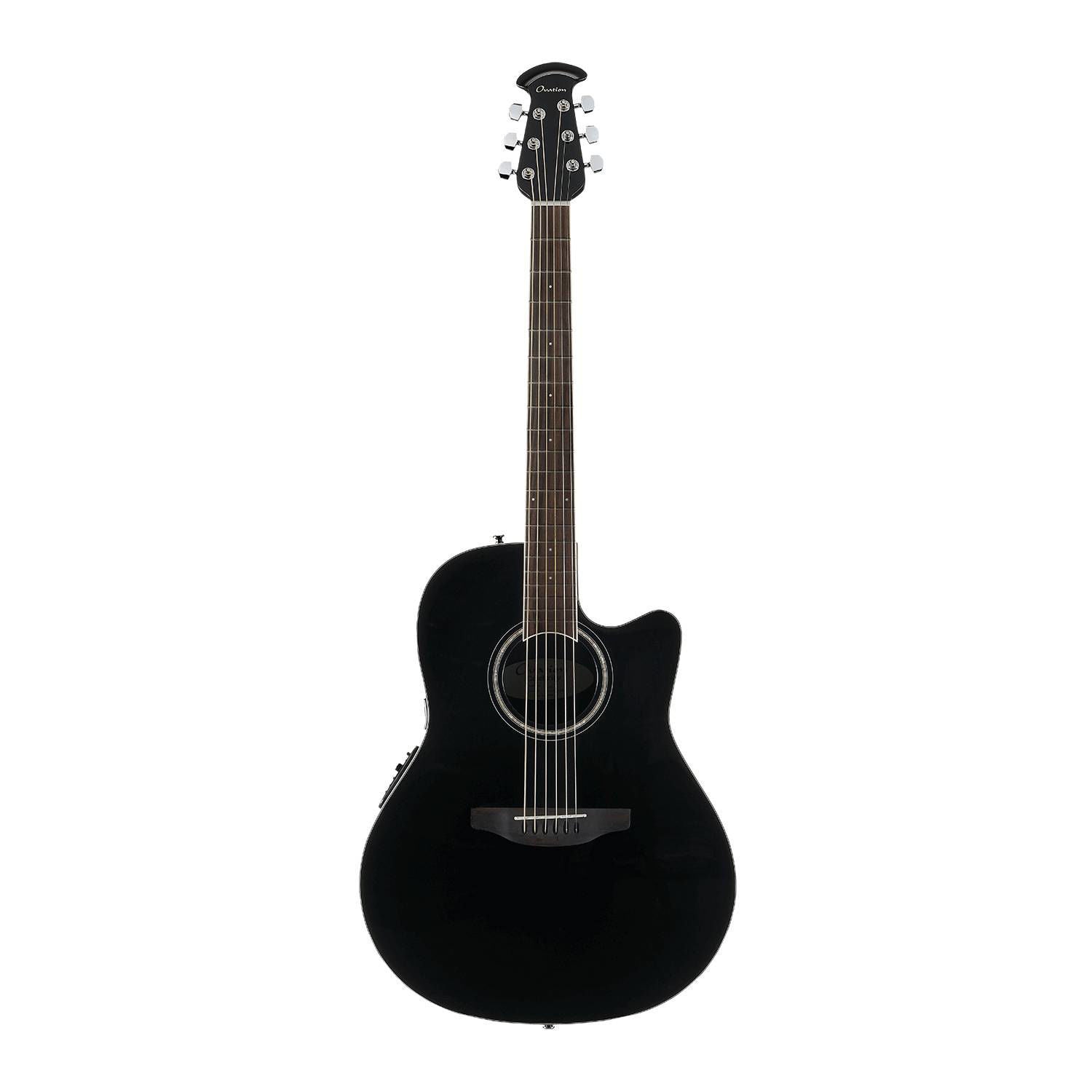 Ovation Celebrity Standard Plus Mid Depth Acoustic Electric Guitar - Black