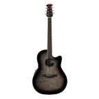 Ovation Celebrity Standard Plus Mid Depth Acoustic Electric Guitar - Trans Black Flame Maple