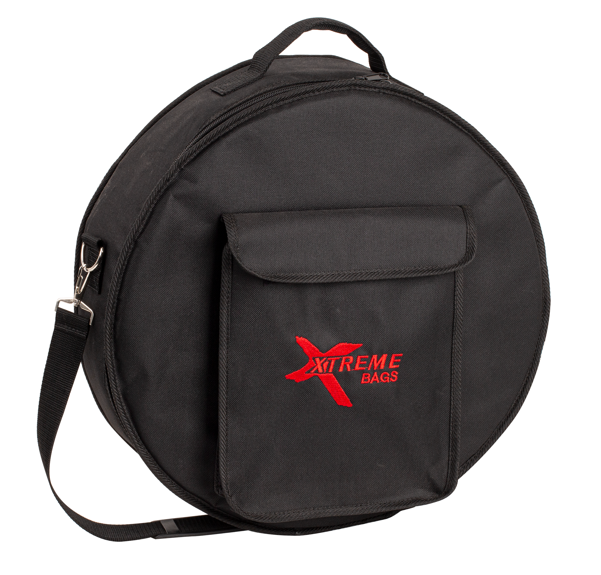 Xtreme 16 x 4½ frame drum or buffalo drum bag with padded protection and handles, designed for secure transport and storage.