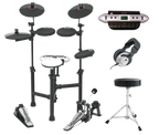 Carlsbro CSD130 Electronic Drum Kit (5 Piece Black)
