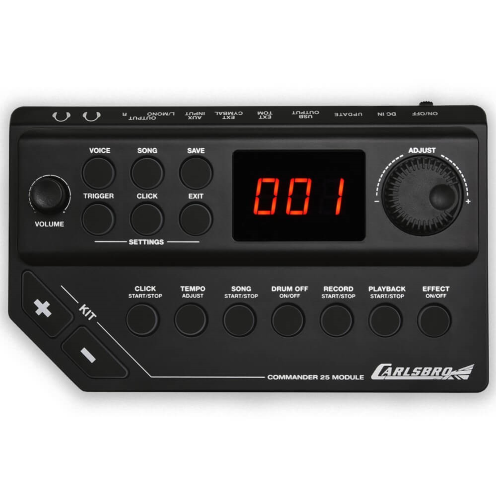 Carlsbro CSD25M 7pc Mesh Head Electronic Drum Kit with USB Recording