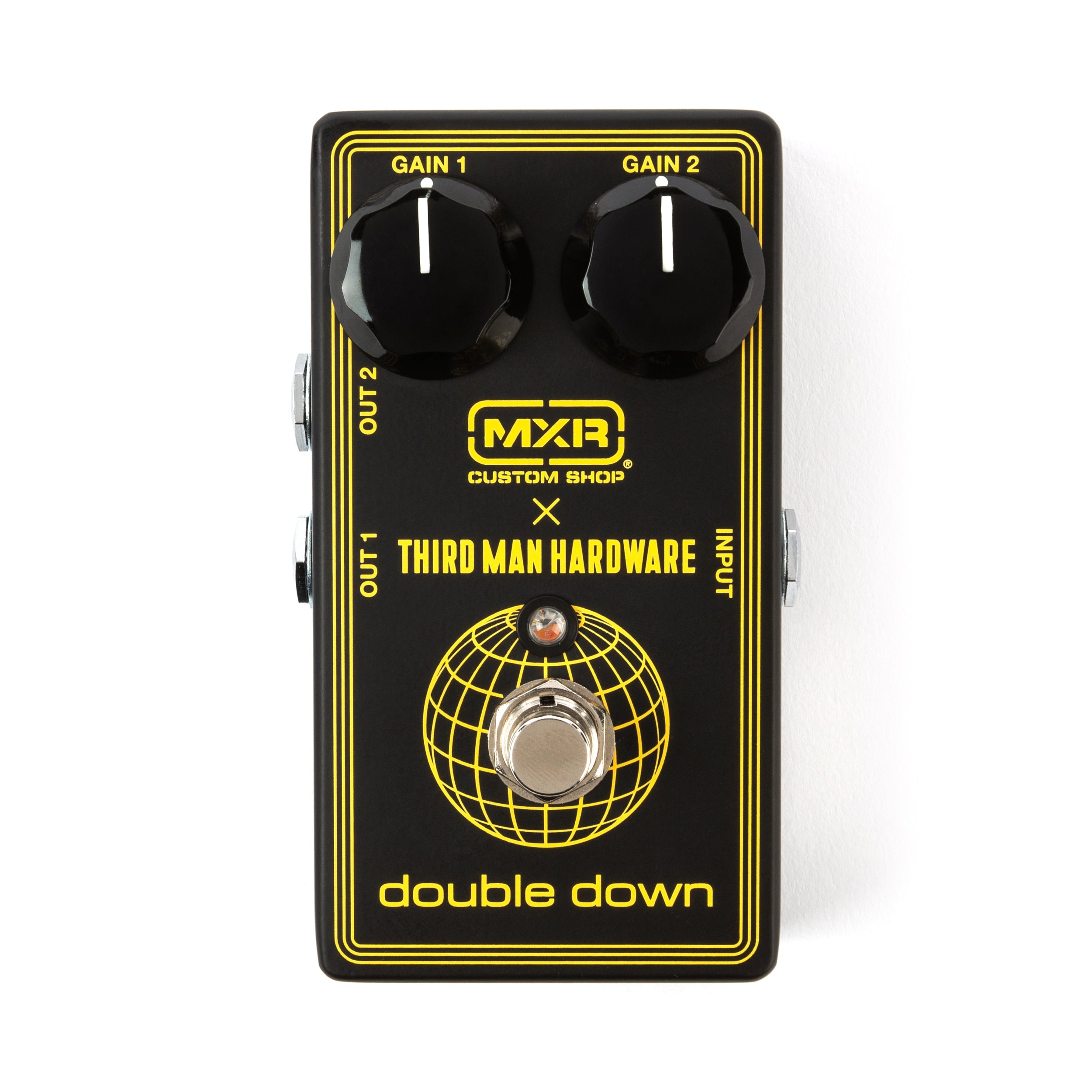 MXR x Third Man Hardware Double Down Dual Booster Guitar Effect Pedal