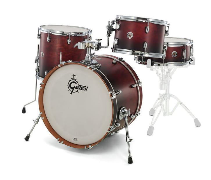 Gretsch Catalina Club 4pc Drum Kit with 20 Inch Kick - Satin Antique Fade