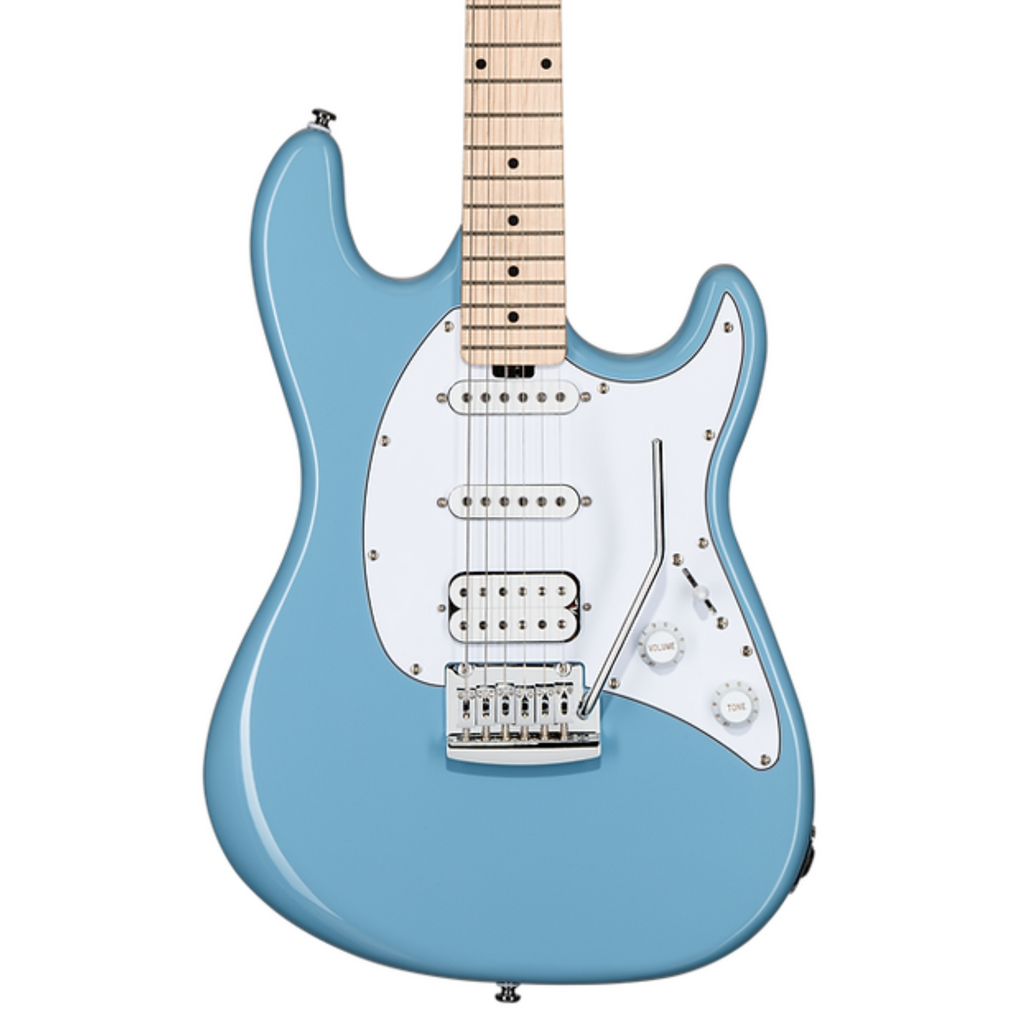 Sterling by Music Man Cutlass CT30 HSS Maple FB Electric Guitar - Chopper Blue