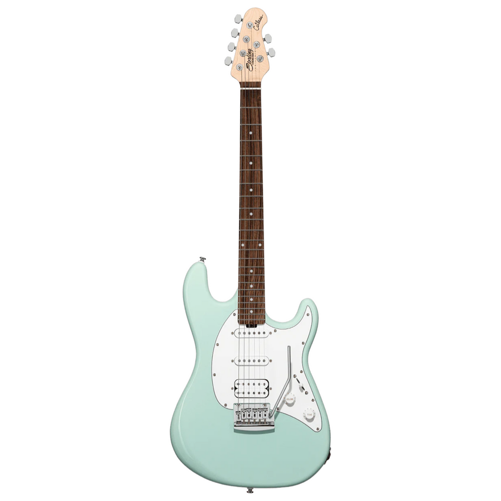 Sterling by Music Man Cutlass CT30 HSS Rosewood FB Electric Guitar - Mint Green