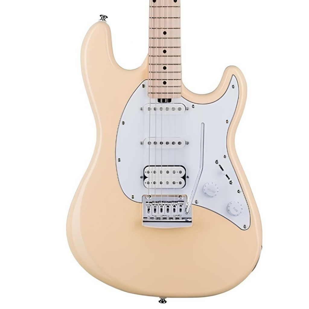 Sterling by Music Man Cutlass CT30 HSS Maple FB Electric Guitar - Vintage Cream