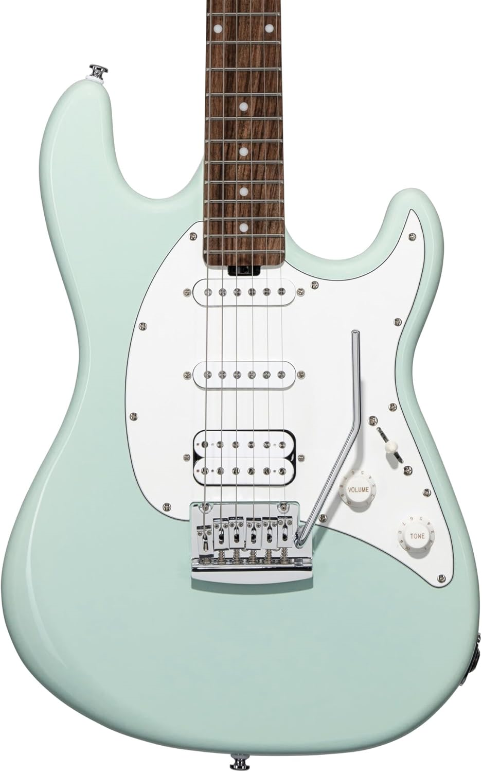 Sterling by Music Man Cutlass CT30 HSS Rosewood FB Electric Guitar - Mint Green